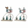 Décorations de Noël DKD Home Decor Métal Bicyclette (2 pcs) (15 x 5 x 17 cm) (13 x 5 x 17 cm)