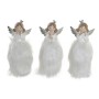 Décorations de Noël DKD Home Decor Polyester Résine Ange (6 x 6 x 16,5 cm) (3) (3 Unités)