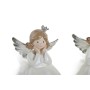 Décorations de Noël DKD Home Decor Polyester Résine Ange (6 x 6 x 16,5 cm) (3) (3 Unités)