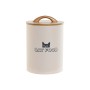 Boîte de nourriture pour animaux Home ESPRIT Beige Naturel 2,5 L