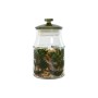 Set de 3 Botes Home ESPRIT Verde Cristal 1,2 L 3 Piezas