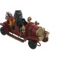 Décorations de Noël DKD Home Decor Voiture Polyester Métal (2 pcs) (17.5 x 7 x 10.5 cm)