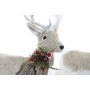 Décorations de Noël DKD Home Decor Polyester Renne (9 x 24 x 33 cm) (2 pcs)