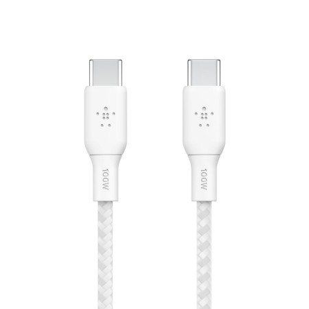 Câble USB Belkin CAB014BT3MWH Blanc Multicouleur 3 m
