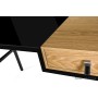 Bureau Unique LESTE JSBG-142-1 Noir Acier 120 x 76 x 60 cm