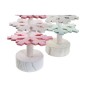 Sapin de Noël DKD Home Decor Bois MDF (2 pcs) (11 x 11 x 41 cm)