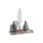 Bougeoir DKD Home Decor Bois Verre Arbre (30 x 12 x 32 cm)