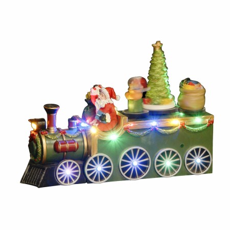 Décorations de Noël DKD Home Decor Train Résine (24 x 7.5 x 17.5 cm)