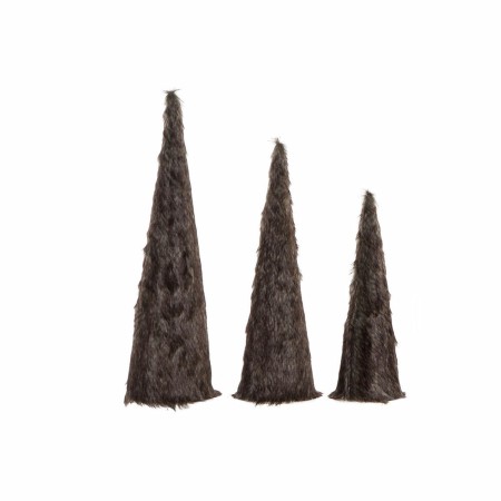 Décoration DKD Home Decor Noël Franela (3 pcs) (16 x 16 x 60 cm)