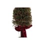 Sapin de Noël DKD Home Decor Rotin LED Lien (13 x 25 x 47 cm)