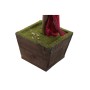 Sapin de Noël DKD Home Decor Rotin LED Lien (13 x 25 x 47 cm)