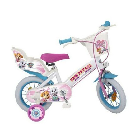 Bicicleta Infantil Paw Patrol Toimsa 1281 Blanco (12")