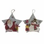 Décorations de Noël DKD Home Decor Bois Corde (2 pcs) (33 x 1.3 x 31 cm)