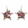 Décorations de Noël DKD Home Decor Bois Corde (2 pcs) (35.2 x 1.5 x 33 cm)