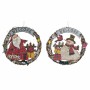 Décorations de Noël DKD Home Decor Bois Corde Père Noël (2 pcs) (31 x 4 x 30 cm)