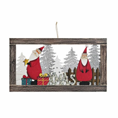 Décorations de Noël DKD Home Decor Bois Corde (36 x 1.5 x 20 cm)