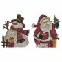 Décorations de Noël DKD Home Decor Bois (2 pcs) (37 x 11.5 x 39.5 cm)
