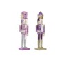 Casse-Noisette DKD Home Decor Bois Paillettes (13 x 11 x 50 cm) (2 pcs)