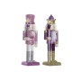 Casse-Noisette DKD Home Decor Bois Paillettes (8 x 6 x 25 cm) (2 pcs)