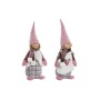 Décorations de Noël DKD Home Decor Polyester (2 pcs) (15 x 12 x 42 cm)