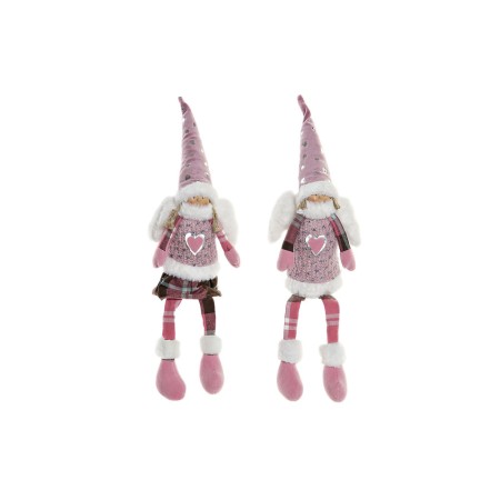 Décorations de Noël DKD Home Decor Polyester (2 pcs) (15 x 10 x 54 cm)