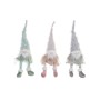 Décorations de Noël DKD Home Decor Polyester (3 pcs) (9 x 9 x 38 cm)