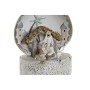 Décorations de Noël DKD Home Decor Blanc Beige (2 pcs) (10 x 8 x 11.5 cm)