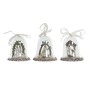 Décorations de Noël DKD Home Decor Naissance/Crèche (3 pcs) (8 x 8 x 8.5 cm)