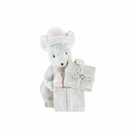 Décorations de Noël DKD Home Decor Résine Souris (7 x 3 x 6 cm)
