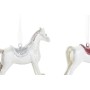 Décorations de Noël DKD Home Decor Résine Cheval (3 pcs) (8 x 3 x 8.5 cm)