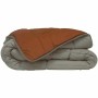 Remplissage de couette Poyet Motte CALGARY Marron Gris 400 g /m² 140 x 200 cm