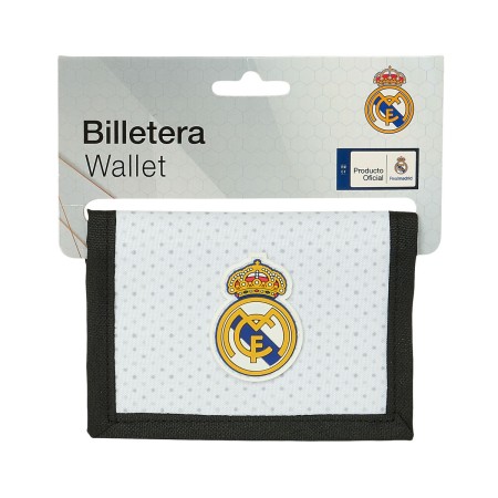 Cartera Hombre Real Madrid C.F. 24/25 Blanco 12.5 x 9.5 x 1 cm