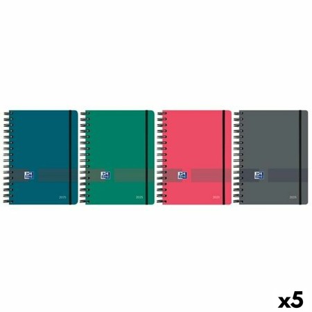 Agenda Oxford OXF&YOU A5 15 x 21 cm 2025 (5 Unités)