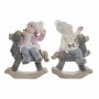 Décorations de Noël DKD Home Decor Fibre de Verre Cheval (2 pcs) (41.5 x 23 x 54 cm)