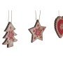 Décorations de Noël DKD Home Decor Bois MDF (2 pcs)