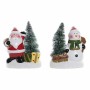 Décorations de Noël DKD Home Decor Grès Père Noël (2 pcs) (9.5 x 6 x 11.5 cm)