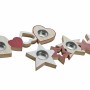 Décorations de Noël DKD Home Decor Bougeoir Bois (2 pcs) (39.5 x 9 x 2 cm)