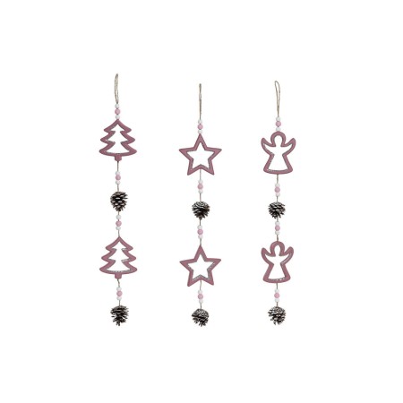 Décorations de Noël DKD Home Decor Bois Arbre (3 pcs) (9 x 4 x 50 cm)