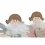 Décorations de Noël DKD Home Decor Polyester Bois (2 pcs) (15 x 5 x 15 cm)