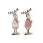 Décorations de Noël DKD Home Decor Bois (14 x 5 x 33 cm) (2 pcs)