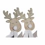 Décorations de Noël DKD Home Decor Polyester Bois (2 pcs) (13 x 8 x 43 cm)