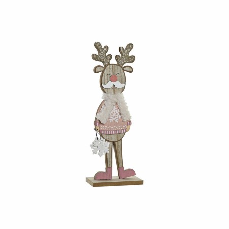 Décorations de Noël DKD Home Decor Polyester Bois (11 x 5 x 29 cm)