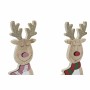 Décorations de Noël DKD Home Decor Bois Renne (11 x 5 x 30 cm) (2 pcs)