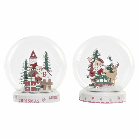 Boule de Noël DKD Home Decor Verre (2 pcs) (11 x 11 x 13 cm)