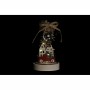 Décorations de Noël DKD Home Decor Verre Lien (2 pcs) (9 x 9 x 16.5 cm)