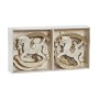 Ensemble Décorations de Noël DKD Home Decor Cheval Métal Corde (6,5 x 1 x 5,5 cm) (6 pcs)