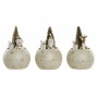 Décorations de Noël DKD Home Decor Métal (3 pcs) (10 x 10 x 17 cm)