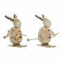 Décorations de Noël DKD Home Decor Bois Renne (10 x 13 x 14 cm) (2 pcs)