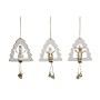 Décorations de Noël DKD Home Decor Arbre Bois Corde (3 pcs) (11 x 4 x 21 cm)