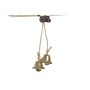 Décorations de Noël DKD Home Decor Arbre Bois Corde (3 pcs) (11 x 4 x 21 cm)